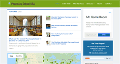 Desktop Screenshot of pharmacyschool.us